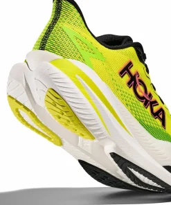 Hoka Men's Mach X 3 Neon Citrus/Neon Lime Neon Hoka Citrus/Neon Lime New