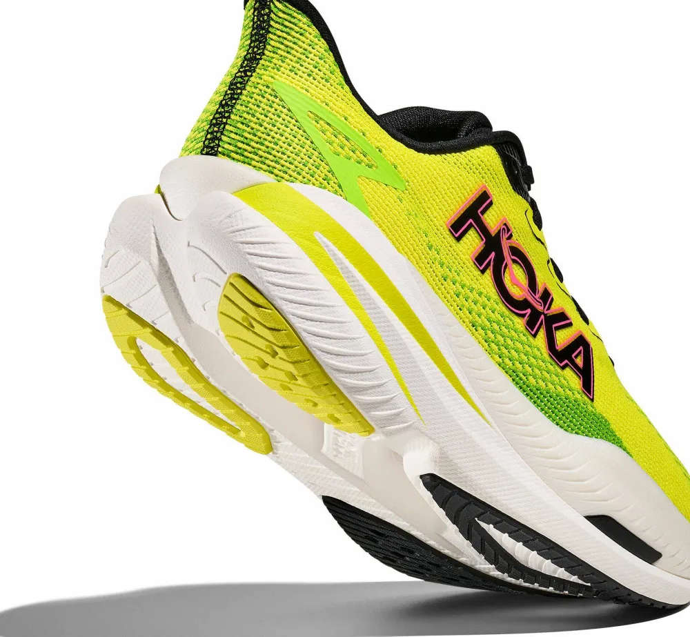 Hoka Men's Mach X 3 Neon Citrus/Neon Lime Neon Hoka Citrus/Neon Lime New