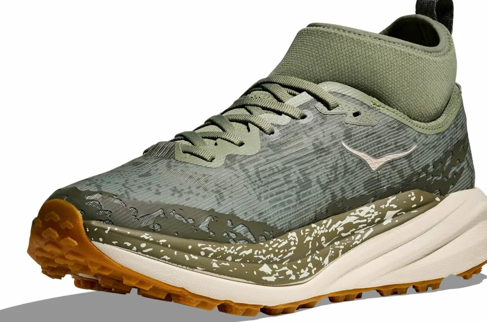 Hoka Men's Speedgoat 6 Mid GORE-TEX Sea Moss/Oat Milk Online