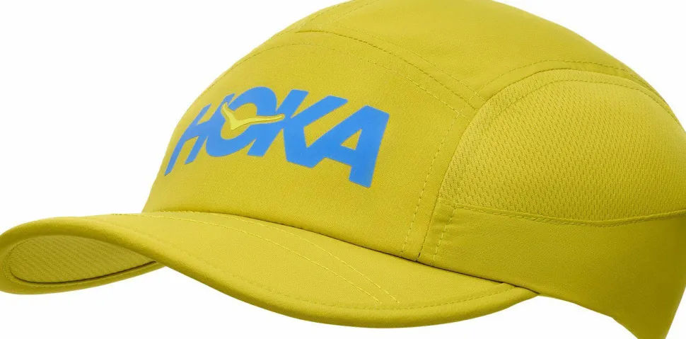Hoka Run Hat Pea Green
