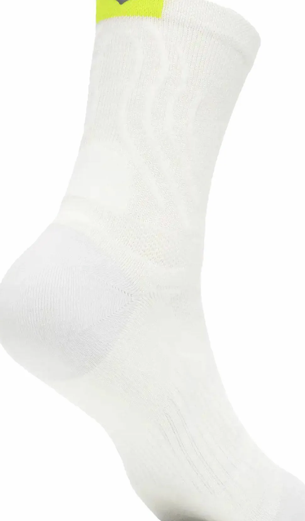 Hoka Unisex Bondi 9 Crew Run Sock White
