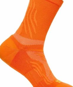 Hoka Unisex Bondi 9 Crew Run Sock Electric Tangerine Online