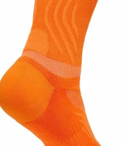 Hoka Unisex Bondi 9 Crew Run Sock Electric Tangerine Online