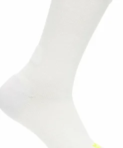 Hoka Unisex Clifton 10 Crew Run Sock White Outlet