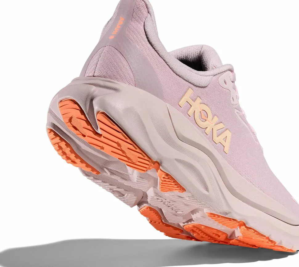 Hoka Women's Arahi 8 Lilac Cream/Neon Cantaloupe