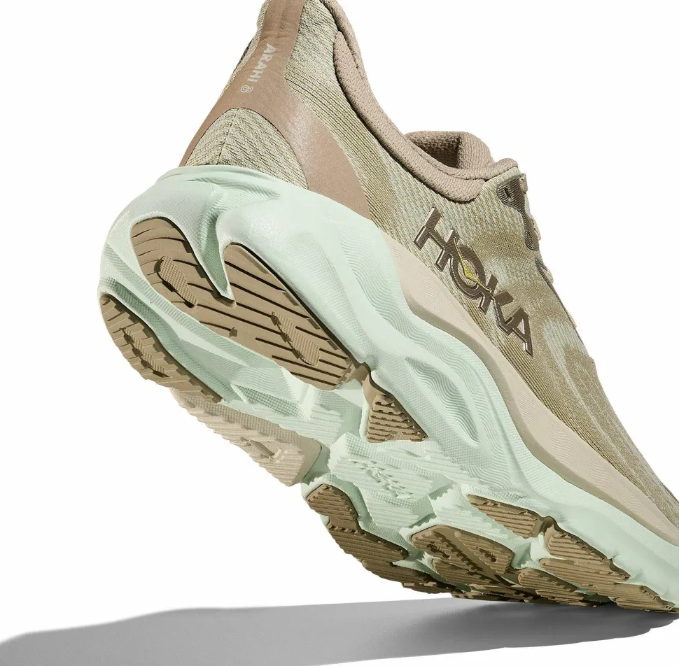 Hoka Women's Arahi 8 Oyster Mushroom/Truffle Salt