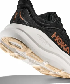Hoka Women's Bondi 9 Black/Rose Gold