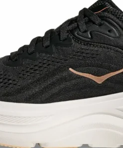 Hoka Women's Bondi 9 Black/Rose Gold