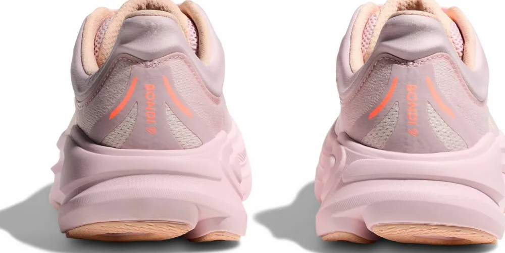 Hoka Women's Bondi 9 Lilac Cream/Tangerine Glow Discount