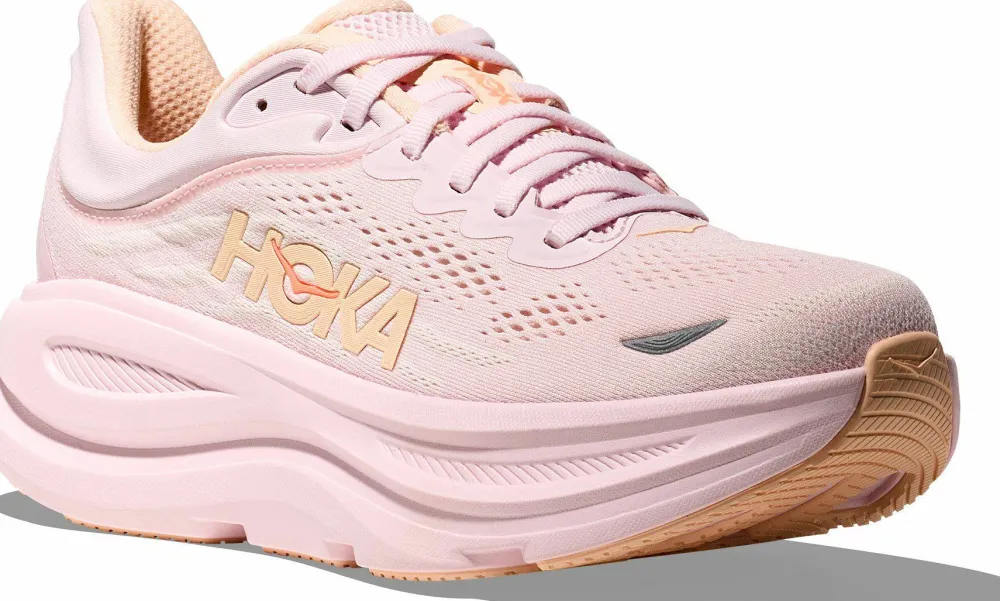 Hoka Women's Bondi 9 Lilac Cream/Tangerine Glow Discount