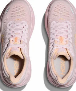 Hoka Women's Bondi 9 Lilac Cream/Tangerine Glow Discount