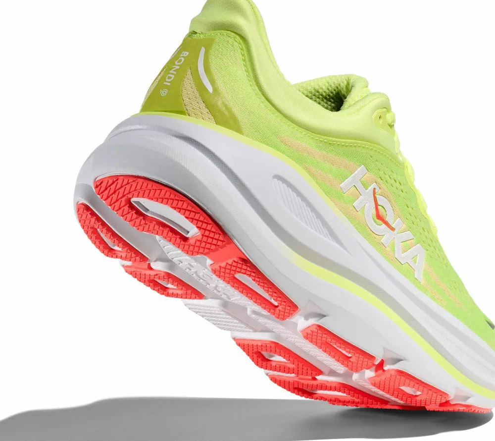 Hoka Women's Bondi 9 Neon Yuzu/Sunlight Outlet