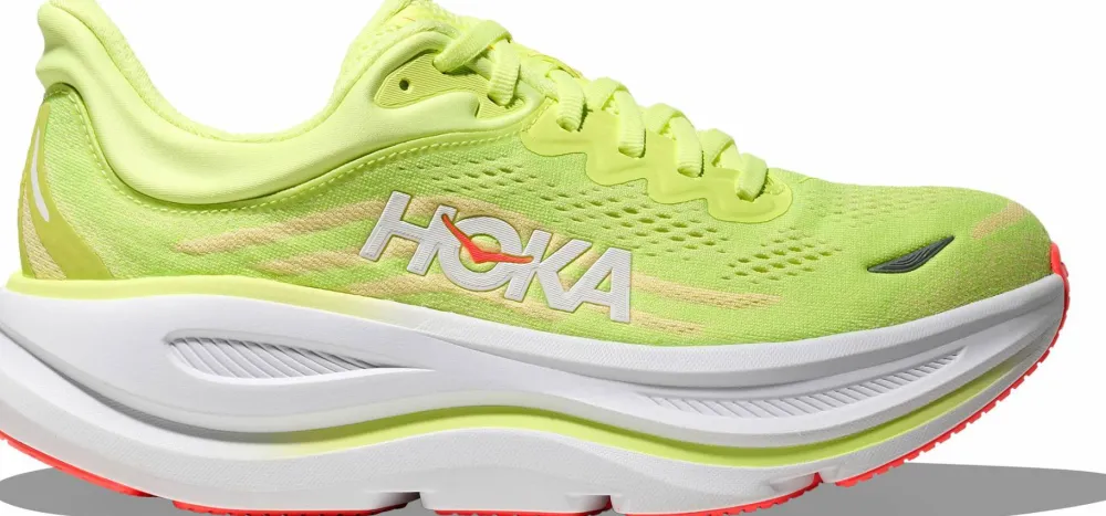 Hoka Women's Bondi 9 Neon Yuzu/Sunlight Outlet