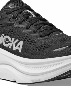 Hoka Women's Bondi 9 Wide Black/White