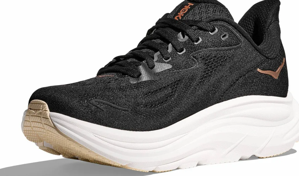 Hoka Women's Clifton 10 Black/Rose Gold