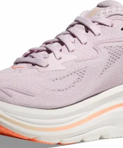 Hoka Women's Clifton 10 Wide Lilac Cream/Tangerine Glow
