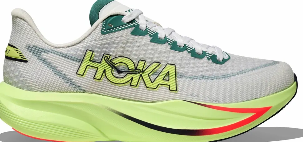 Hoka Women's Mach 7 Frost/Neon Yuzu