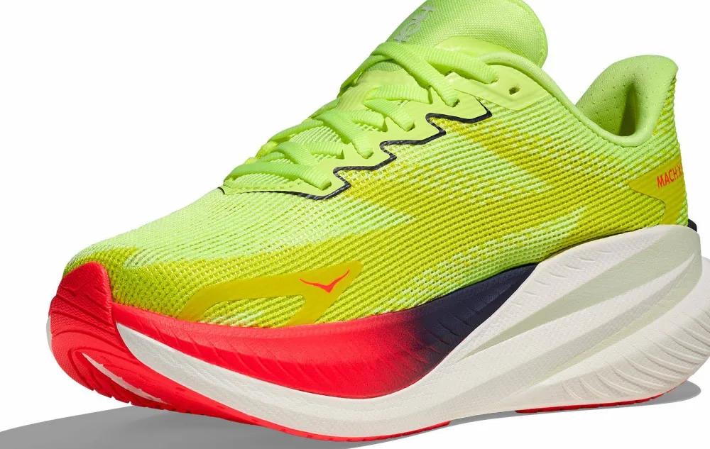 Hoka Women's Mach X 3 Neon Yuzu/Squid Ink New