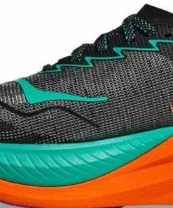 Hoka Women's Mach X 2 Wide Black/Electric Aqua