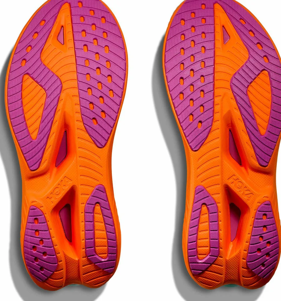 Hoka Women's Mach X 2 Wide Black/Electric Aqua