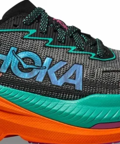 Hoka Women's Mach X 2 Wide Black/Electric Aqua