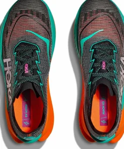 Hoka Women's Mach X 2 Wide Black/Electric Aqua