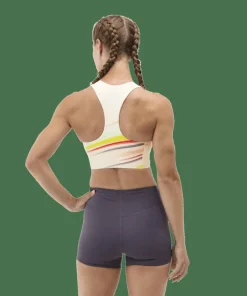 Hoka Women's Race Day Crop Bra Alabaster Flare