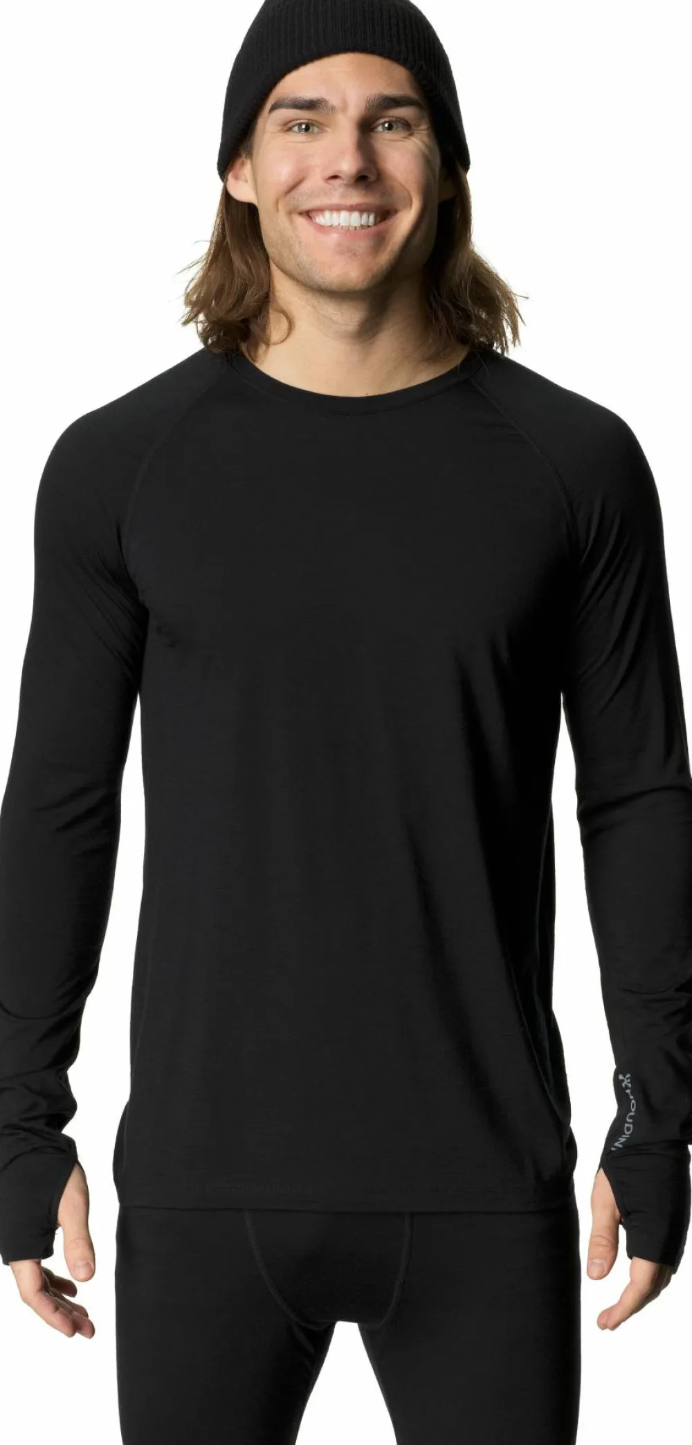 Houdini Men's Desoli Light Crew True Black Hot