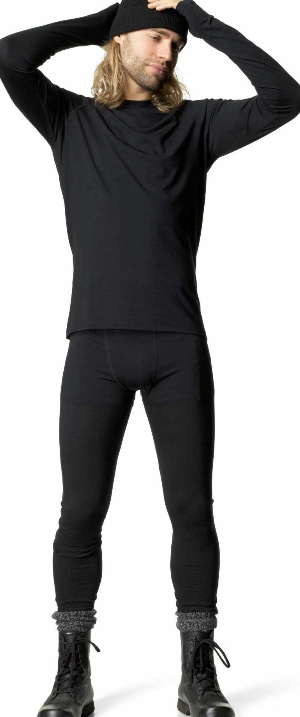 Houdini Men's Desoli Light Crew True Black Hot