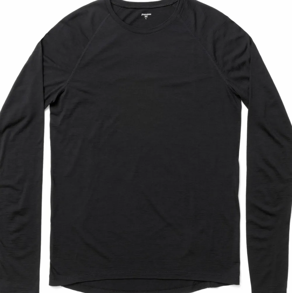 Houdini Men's Desoli Light Crew True Black Hot