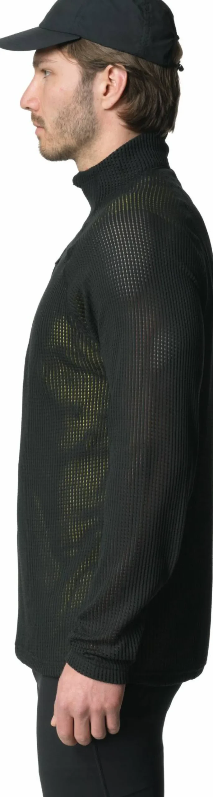 Houdini Men's Pace Flow Half Zip True Black New