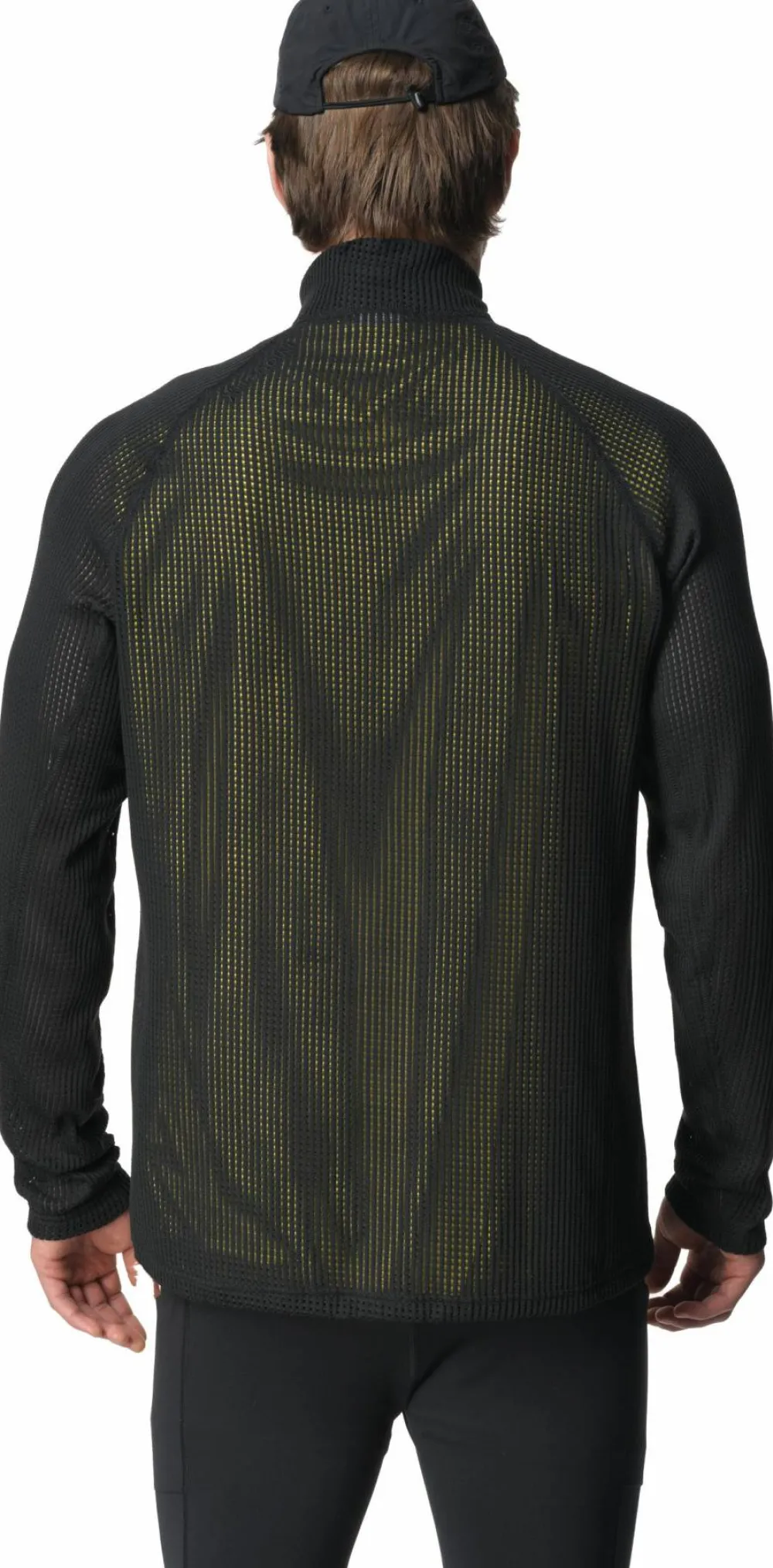 Houdini Men's Pace Flow Half Zip True Black New