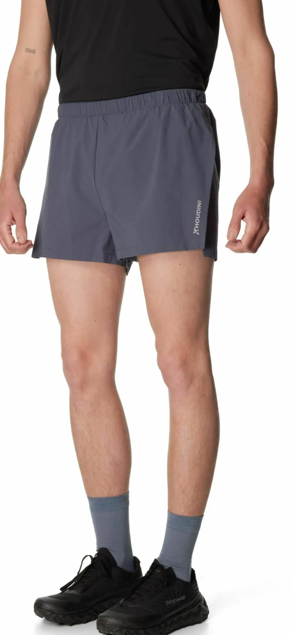 Houdini Men's Pace Split Shorts Hombre Blue Clearance