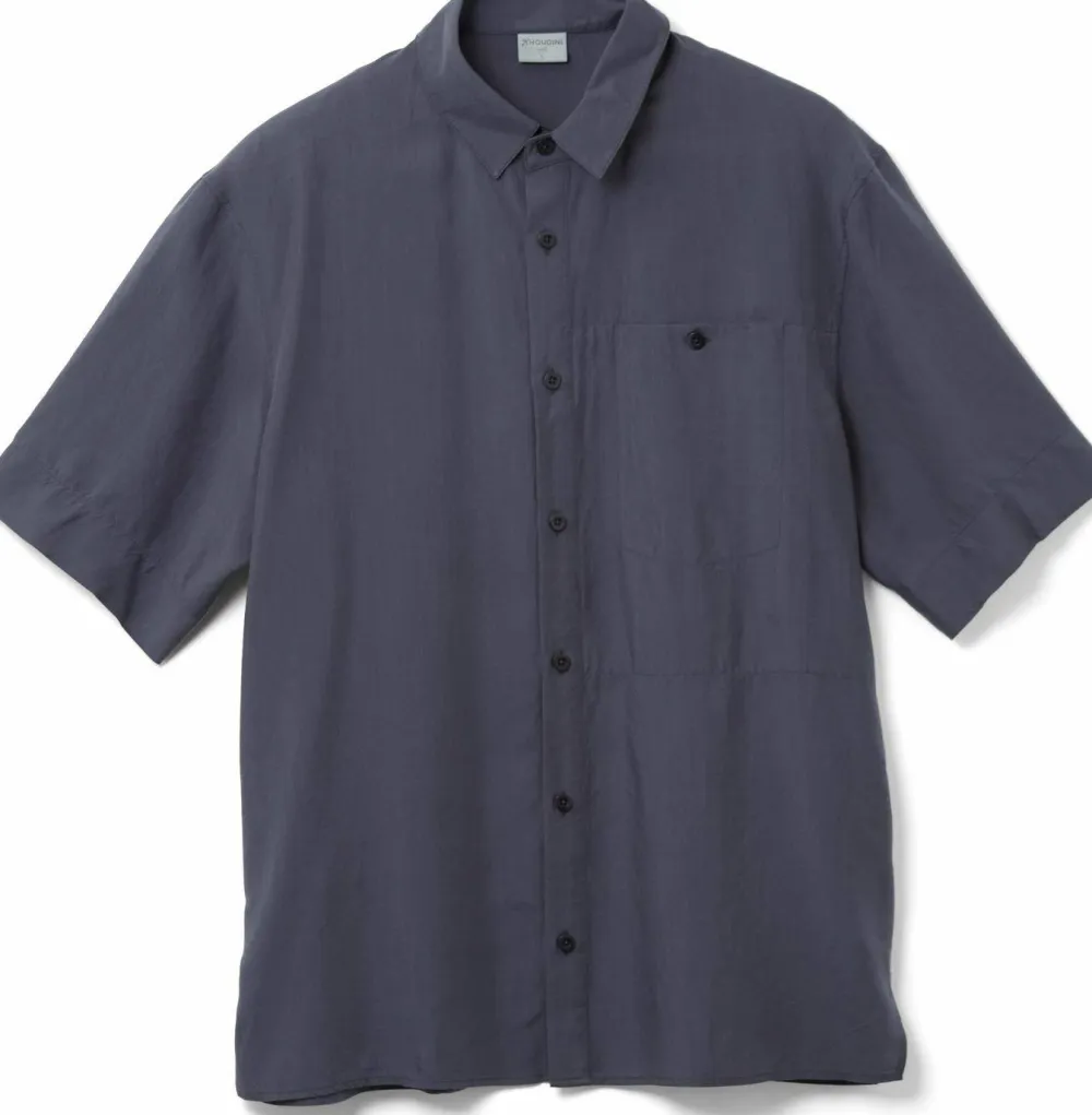 Houdini Men's Tree Shortsleeve Shirt Hombre Blue Best