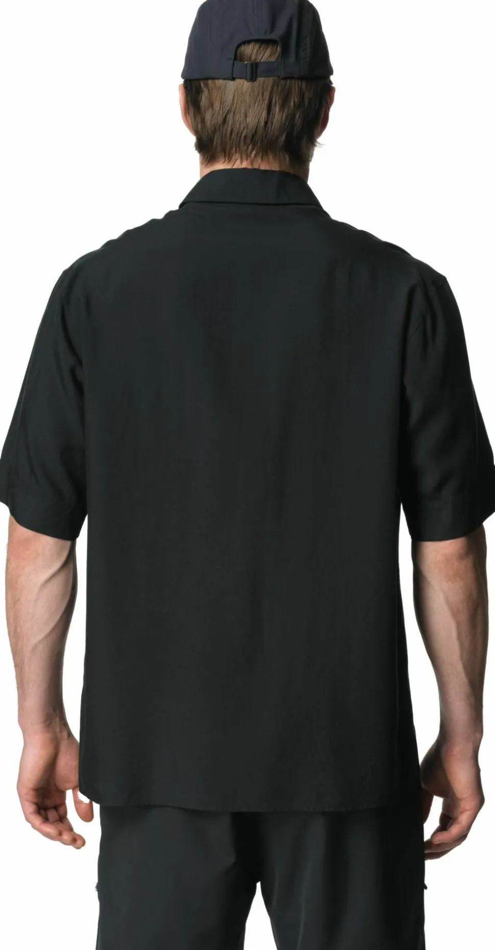 Houdini Men's Tree Shortsleeve Shirt True Black Light