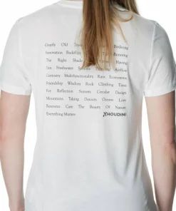 Houdini Women's Tree Message Tee Powderday White/Em Manifesto Powderday White / Em Manifesto Best