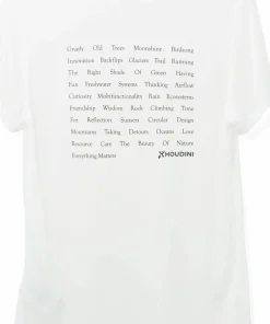 Houdini Women's Tree Message Tee Powderday White/Em Manifesto Powderday White / Em Manifesto Best