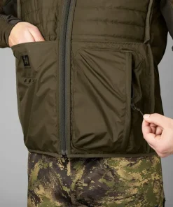 Härkila Men's Deer Stalker Camo Reversible Packable Waistcoat Willow Green/Axis MSP Forest Willow Green/Axis Msp®Forest Discount