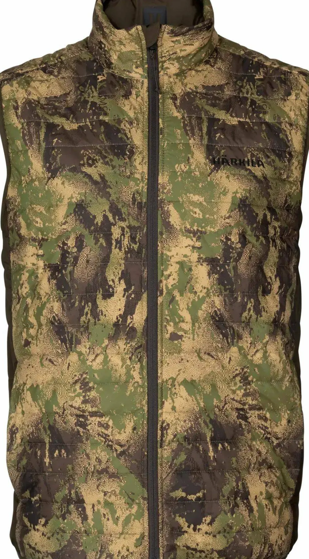 Härkila Men's Deer Stalker Camo Reversible Packable Waistcoat Willow Green/Axis MSP Forest Willow Green/Axis Msp®Forest Discount
