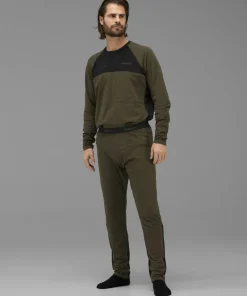 Härkila Men's Heat L/S T-shirt Willow Green/Black