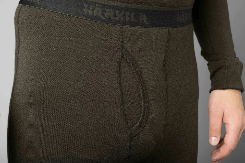 Härkila Men's Base All Season Long Johns Shadow Brown Discount