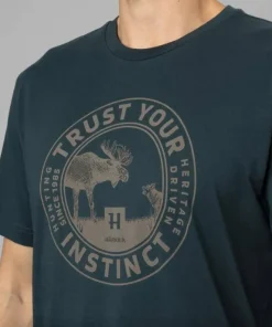 Härkila Men's Moose T-Shirt Dark Navy Best