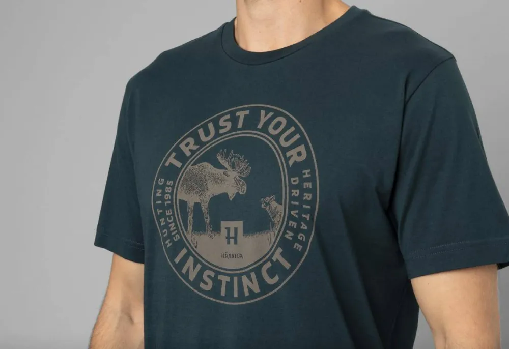 Härkila Men's Moose T-Shirt Dark Navy Best