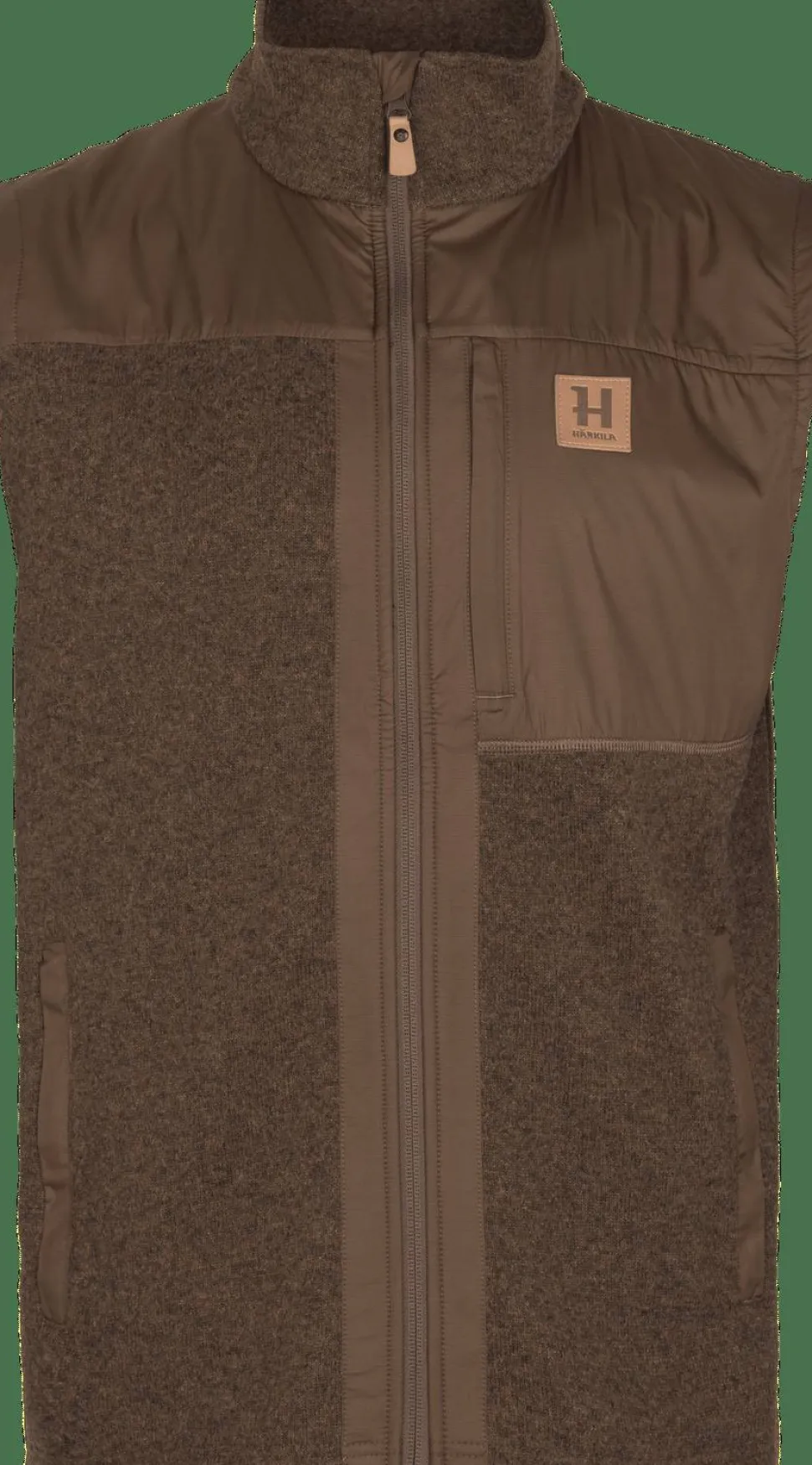 Härkila Men's Kalix Fleece Waistcoat Dark Earth