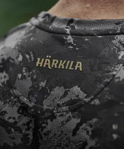 Härkila Men's Noctyx Camo Short Sleeved T-Shirt Axis MSP®Black/Black