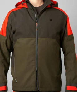 Härkila Men's Pro Hunter Dog Keeper GORE-TEX Jacket Willow Green/Orange Discount