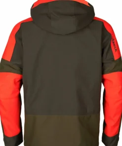 Härkila Men's Pro Hunter Dog Keeper GORE-TEX Jacket Willow Green/Orange Discount