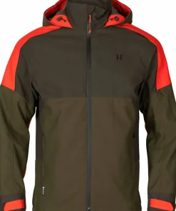 Härkila Men's Pro Hunter Dog Keeper GORE-TEX Jacket Willow Green/Orange Discount