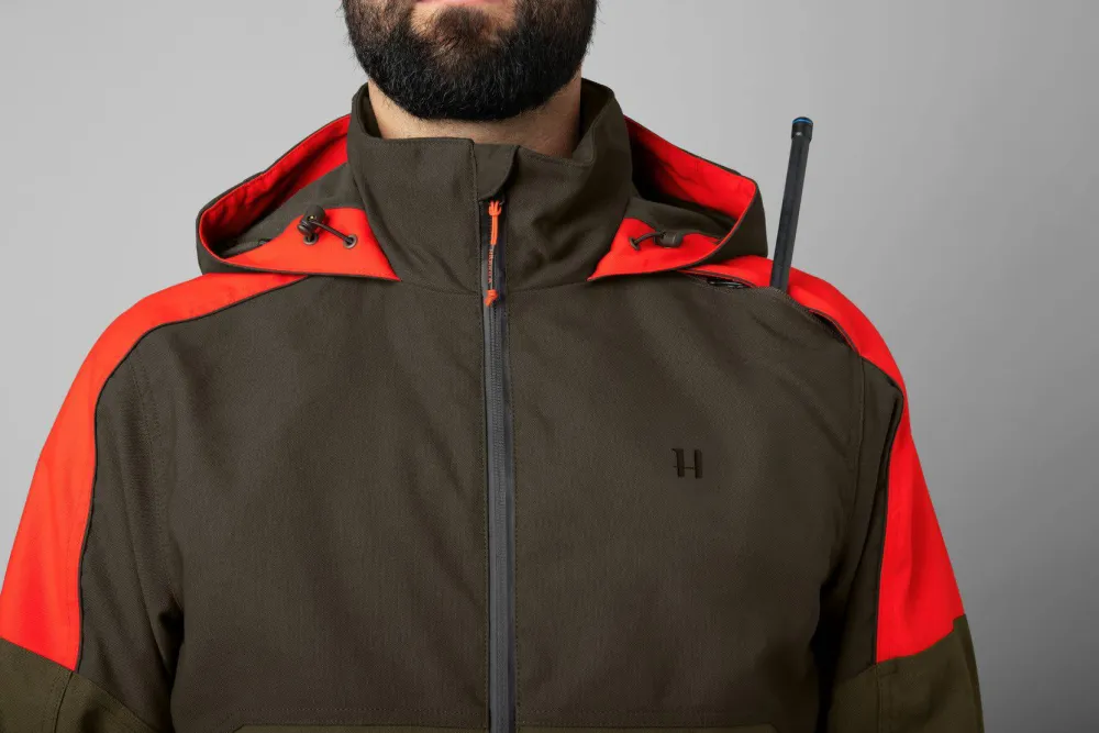 Härkila Men's Pro Hunter Dog Keeper GORE-TEX Jacket Willow Green/Orange Discount