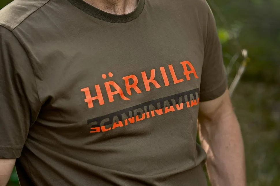 Härkila Men's Scandinavian SS T-Shirt Grape Leaf